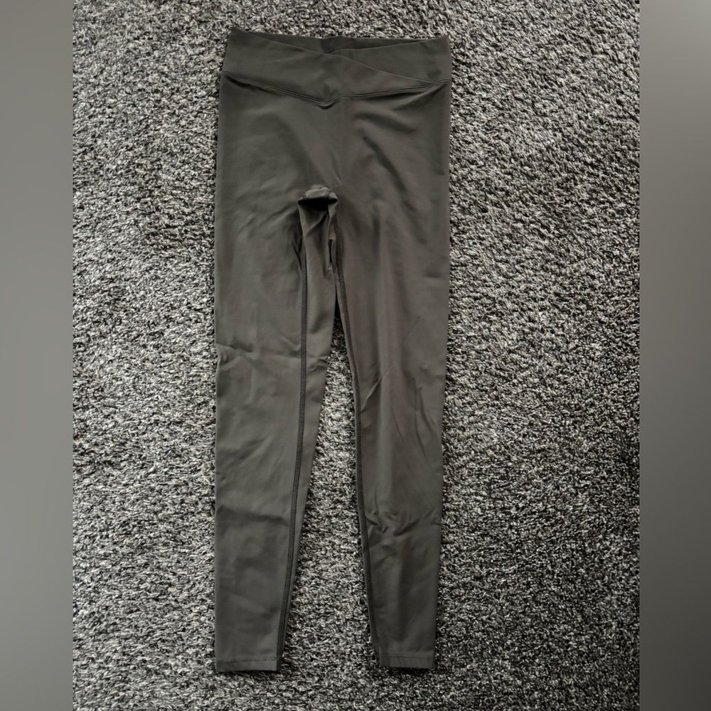 Women's Classic Green Gray Leggings